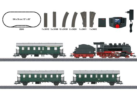 H Startset Nebenbahn Mit Br Db Iii Digital M Rklin Spur H