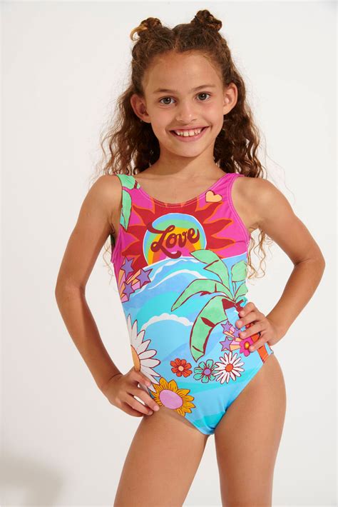 Girls Baloo Lovely Coloured Swimsuit Banana Moon®