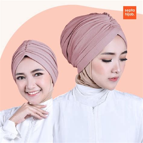 Jual Turban Bandana Instan Bubble In Turban Wanita Dewasa Hijab