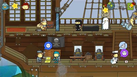 Scribblenauts Unlimited Lets Play Ep 7 Pirate Ship Etc YouTube