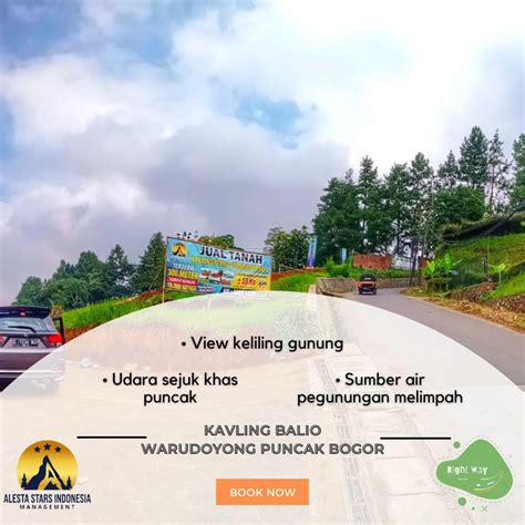 Tanah Kavling Villa SHM Di Balio Warudoyong Puncak Bogor Properti