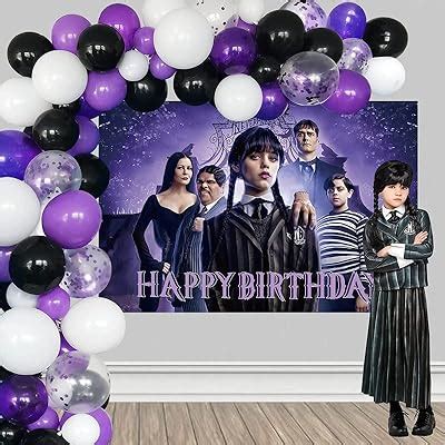 Wednesday Addams Birthday Party Decorations India Ubuy