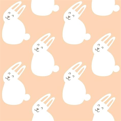 Cute Bunny Seamless Pattern 35915631 Vector Art At Vecteezy