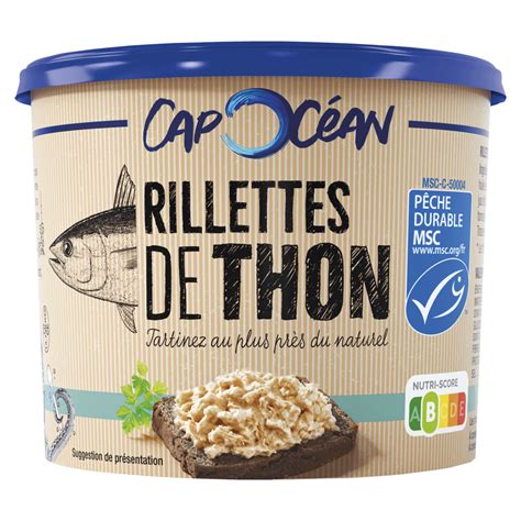 Cap Ocean Rillettes De Thon Msc G Pas Cher Auchan Fr