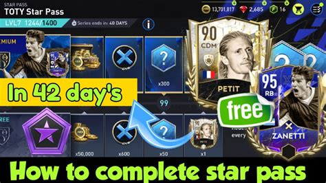 HOW TO COMPLETE STAR PASS IN 42 DAY S FIFA MOBILE 22 FREE ICON TOTY