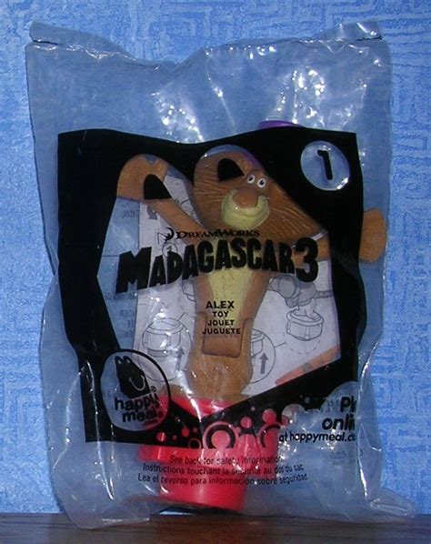 McDonald's Happy Meal Madagascar 3 Alex Toy 2012, Price Includes S&H