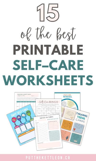 15 Printable Self-Care Worksheets For Adults & Kids