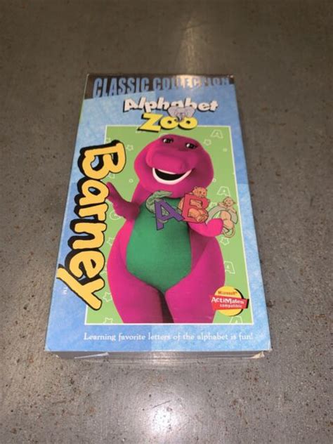 Barney Alphabet Zoo VHS Rare