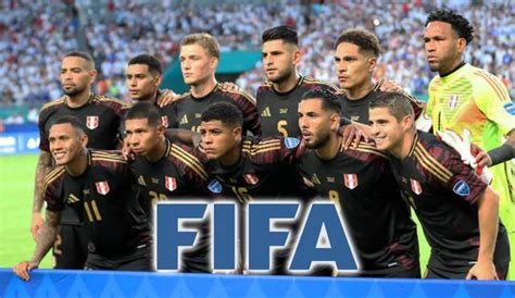 Perú desciende 10 posiciones en ranking FIFA tras eliminación de Copa