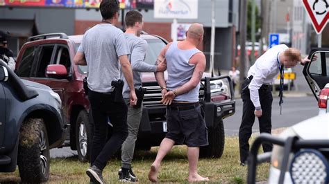 Heavily Armed Police Swoop On Armed Robbery Suspect In Ballarats Cbd