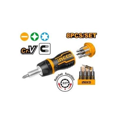 Ingco Akisds In Stubby Ratchet Screwdriver Set At Best Price In