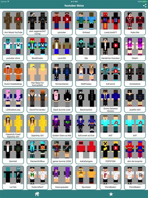 Youtuber Skins For Minecraft Par Wenxing You