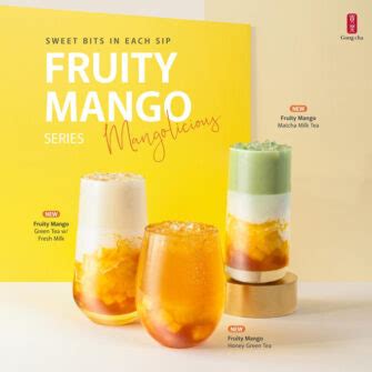 Gong Cha Fruity Mango Series USA Foodgressing