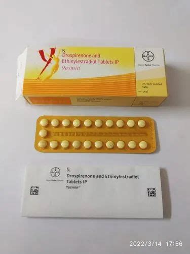 Bayer Levonorgestrel Yasmin Tablets Packaging Type Strip At Rs 345