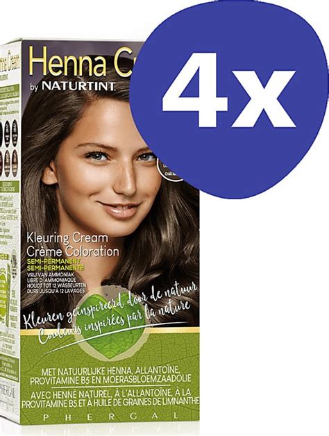 Naturtint Henna Cream Licht Kastanje Bruin X Ml Bol