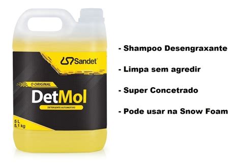 Shampoo Lava Moto Cross Trilha Det Mol Concentrado L Sandet Mercadolivre