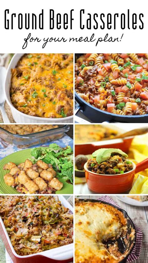 22 Easy Ground Beef Casserole Recipes For Budget Friendly Midweek Meals Beef Casserole Recipes