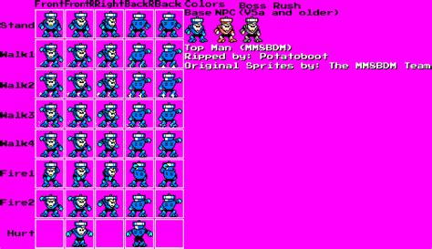 The Spriters Resource Full Sheet View Mega Man 8 Bit Deathmatch