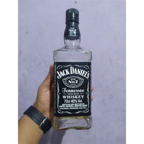 BOTOL BEKAS MIRAS JACK DANIELS BOTOL PAJANGAN Lazada Indonesia