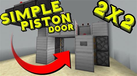 How To Make A Flush 2x2 Piston Door Youtube