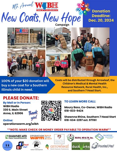 The 14th Annual WIBH New Coat, New... - T&I Office Equipment | Facebook