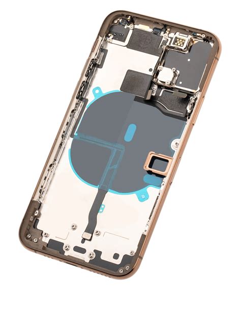 Iphone 11 Pro Rear Housing With Small Parts Gold Cellparts