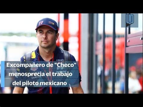 Excompañero de Checo Pérez menosprecia el trabajo del mexicano YouTube