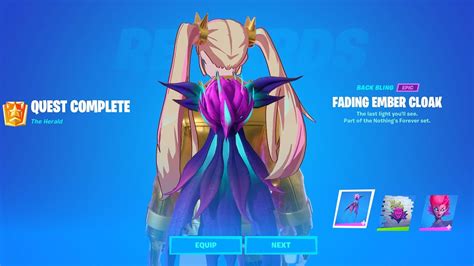 How To Unlock Fading Ember Cloak Back Bling In Fortnite Chapter 3