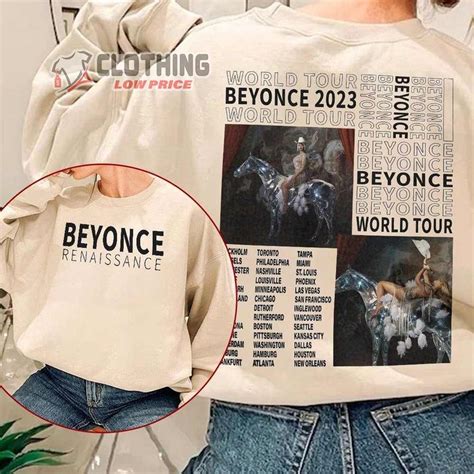 Beyonce Break My Soul Lyrics T Shirt Beyoncé Tour 2023 Renaissance New