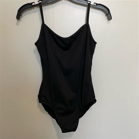 Motion Wear Other Motion Wear Black Camisole Leotard With