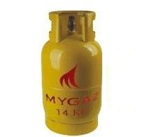 MYGAZ LPG 14KG CYLINDER TANK REFILL GAS 14KG