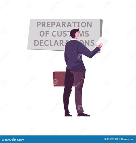 declaration flat icon american document vector illustration isolated