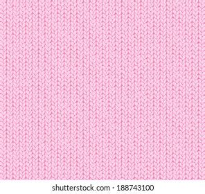 Pink Knit Fabric Seamless Texture Stock Vector (Royalty Free) 188743100 ...