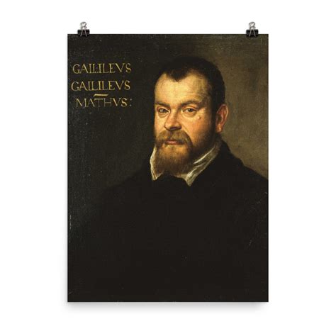 Galileo Galilei Von Francesco Porcia Poster Druck Etsy De