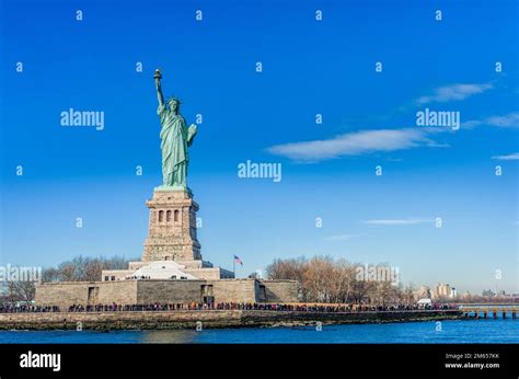 Statue of Liberty on Liberty Island. USA Stock Photo - Alamy