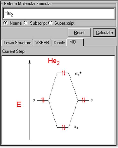 Molecular Orbital Diagram He2