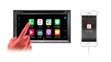 Jvc Kw M Dbt Hovedenhet Din Apple Carplay Android Auto Audiocom