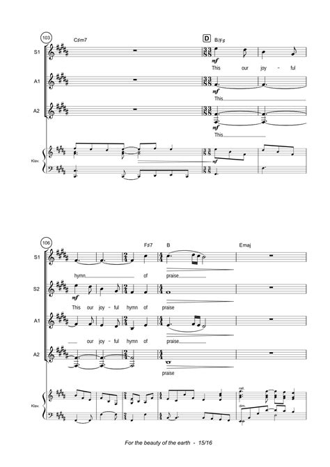 Rutter For The Beauty Of The Earth 8