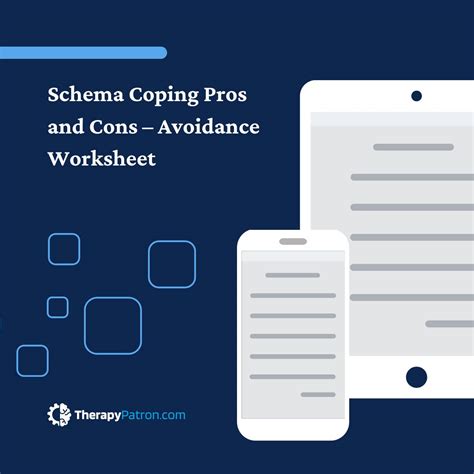 Schema Coping Pros And Cons Avoidance Worksheet Editable Fillable