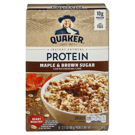 Quaker Instant Oatmeal Maple And Brown Sugar