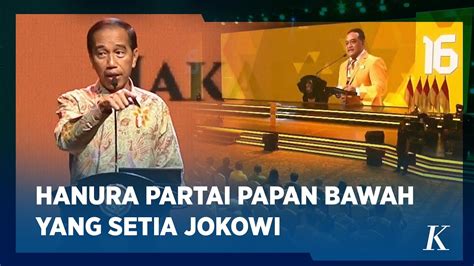 Jokowi Sebut Hanura Setia Dan Konsisten Berkoalisi YouTube