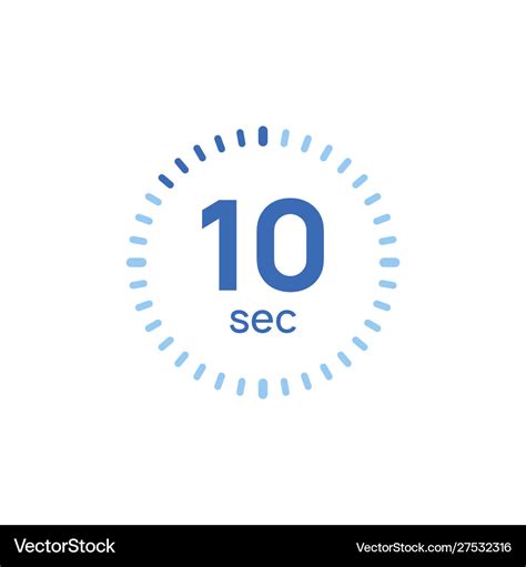timer clock sec stopwatch icon vector image