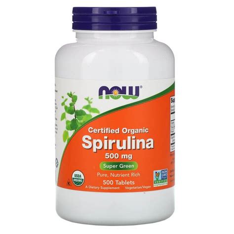 NOW Foods Spirulina 500 Mg Tabletten Online Kaufen Fatburners At