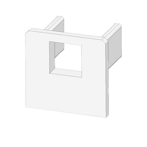 Isoled Endkappe Ec Wei F R Led Fliesenprofil Up Mit