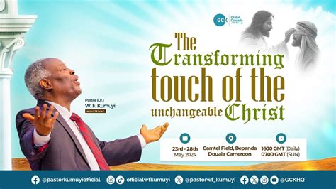 Divine Touch For Our Full Transformation Pastor W F Kumuyi YouTube