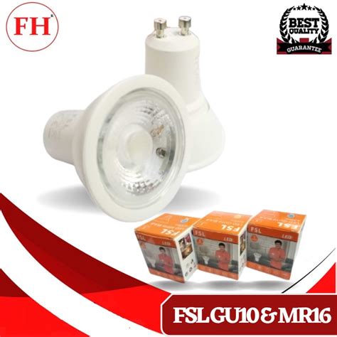 FSL LED MR16 GU10 Bulb 5 Watts Daylight And Warm White High Quality