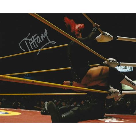 Tiffany Signed X Photo Aaa Cmll Lucha Libre Pro Wrestling Picture