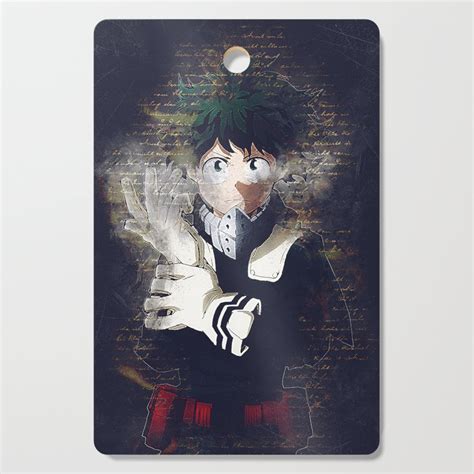 Midoriya Izuku Deku My Hero Academia Cutting Board By Tanisha Burch