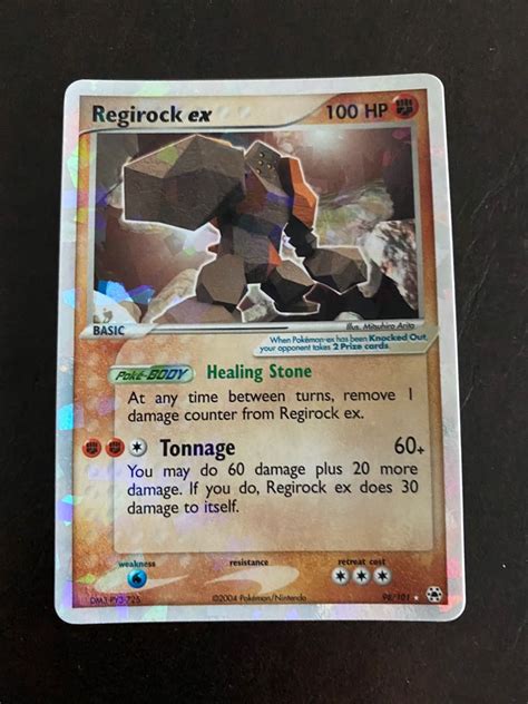 Pokemon Tcg Regirock Ex Registeel Ex Regice Ex Ex Hidden Legends