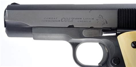 Lot Detail C COLT COMBAT COMMANDER SEMI AUTOMATIC PISTOL IN 9MM